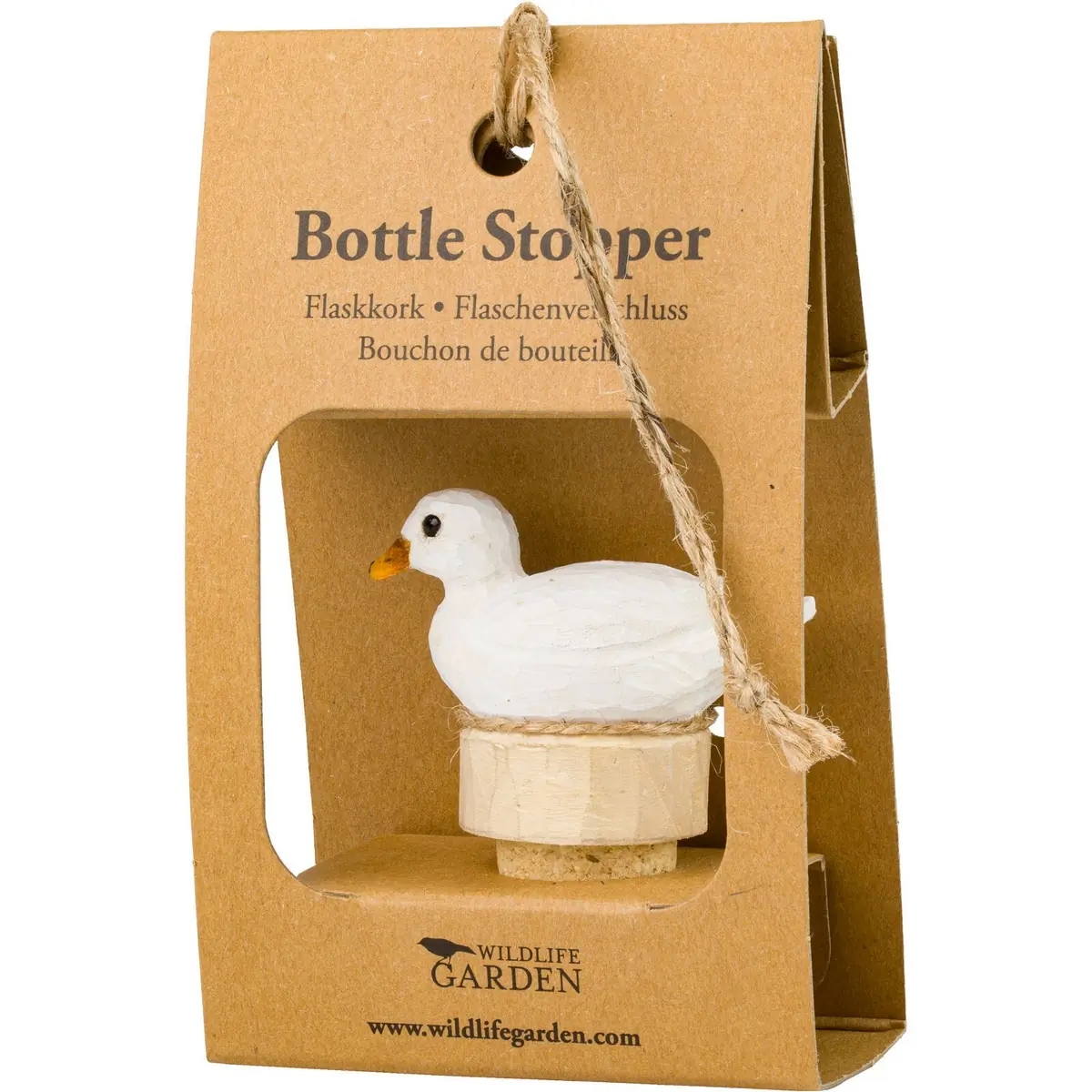 Tappo di bottiglia (anatra bianca)